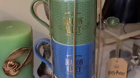 Harry Potter Diagon Alley Shops Mug Set From Wizarding World Shop! #harrypotter #shorts