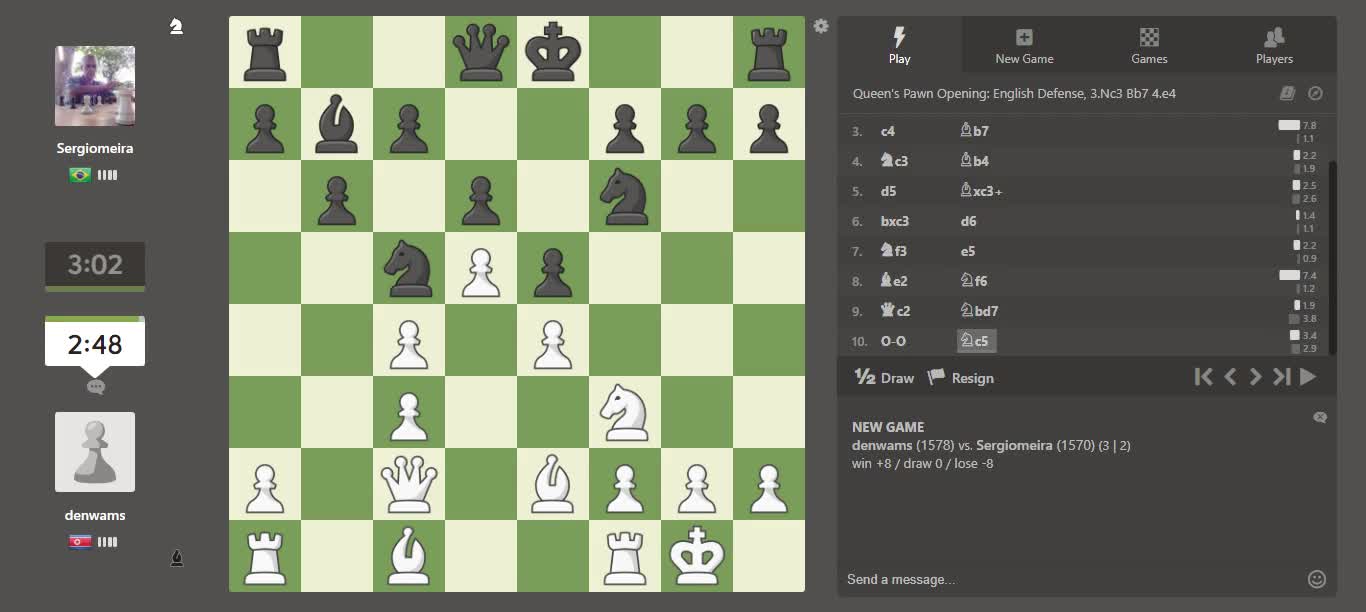 Novice Chess - Practice Game 8