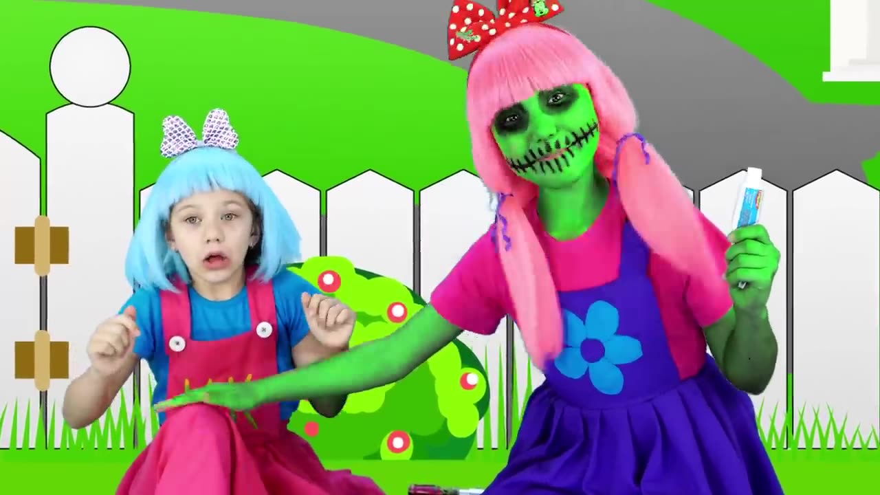 Zombie Game Kids Song + Zombie Apocalypse Song | Tutti Frutti - Nursery Rhymes