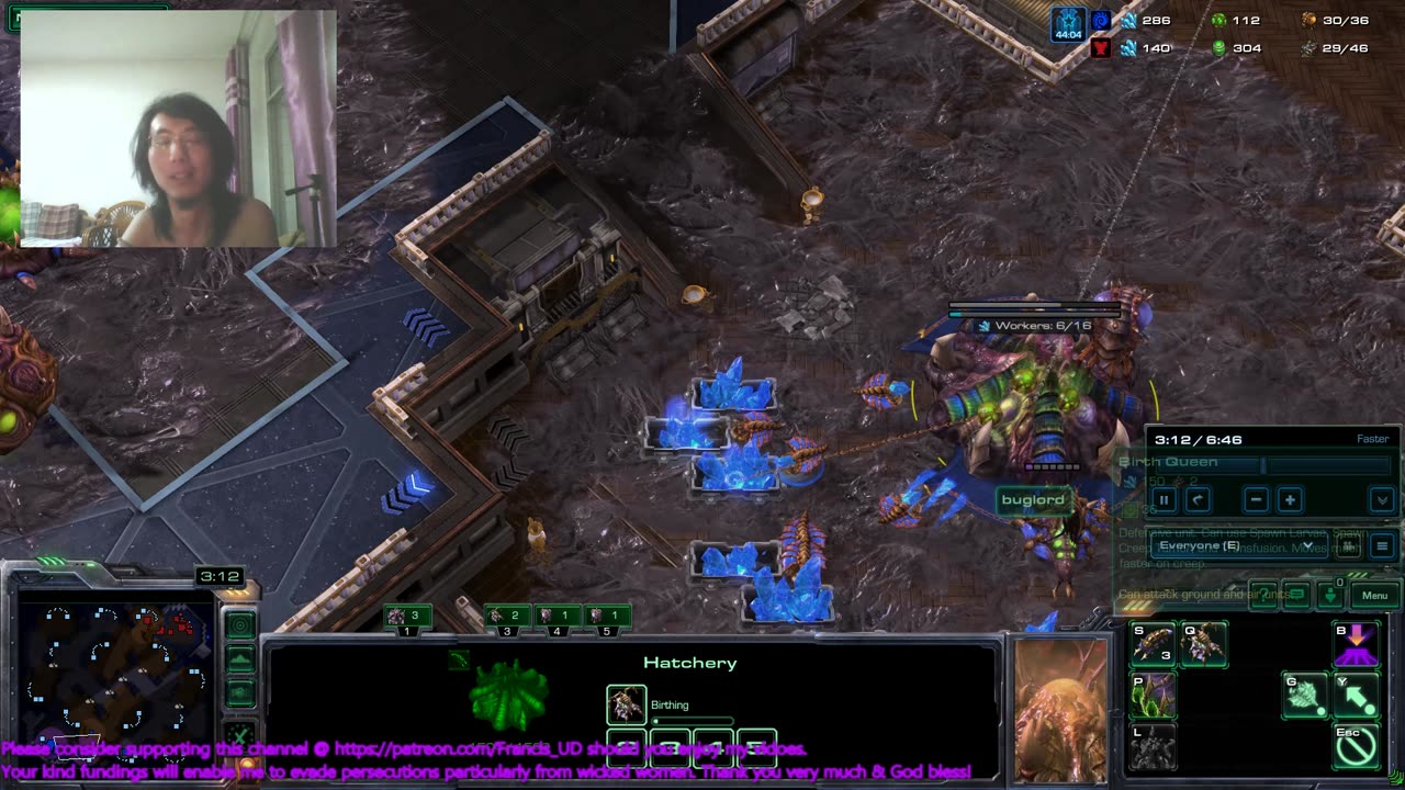 starcraft2 zvt on royal blood then gresvan my quick nydus worms worked 1/2 of the games..