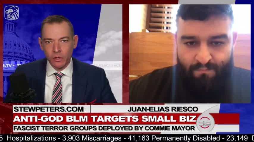 Stew Peters Show: Anti-God BLM Targets Small Business