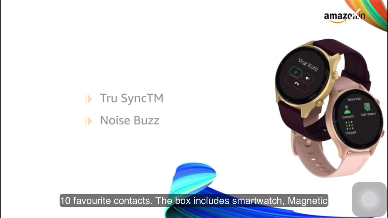 V Noise Twist Bluetooth Calling Smart Watch