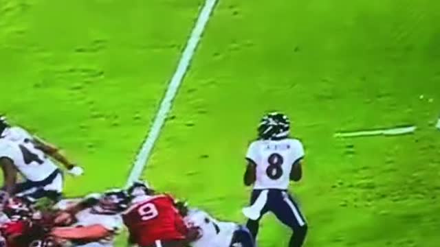 Did Lamar Jackson end Tom Brady season on this touchdown