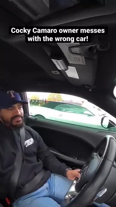 Cocky Camaro owner messes with the wrong car! #shorts