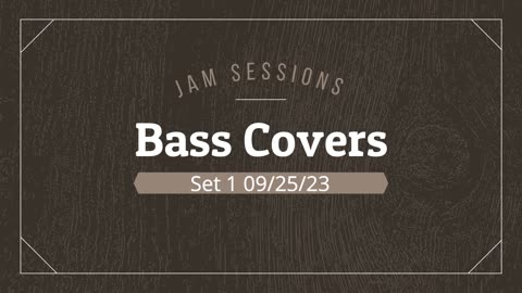 Bass Jam 09/25/2023