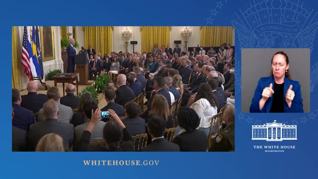 President Biden Delivers Remarks and Signs the NATO Ratification Documents for Finland and Sweden