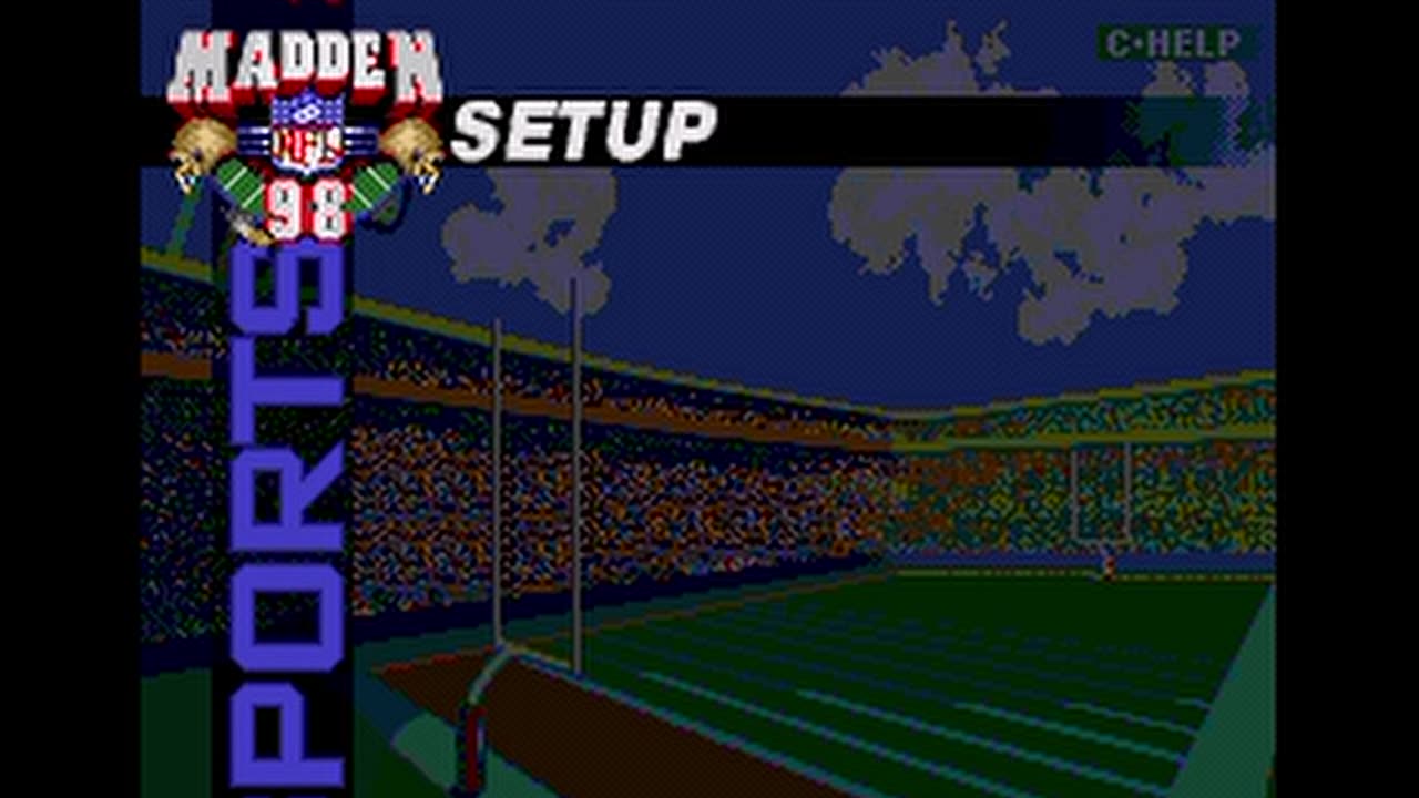 Madden 98, Gens rom, Pittsburgh Steelers vs New England Patriots'