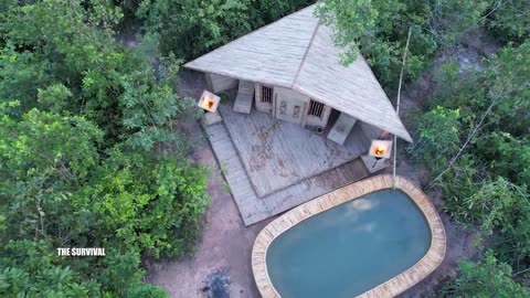 29Day In Jungle Private Luxury Bamboo Swimming Pools In Front Bamboo Villa