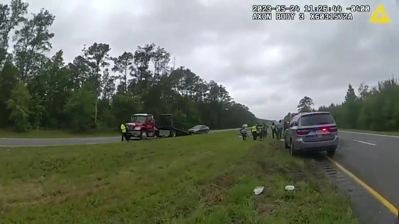 Car Takes Flight Using Tow Truck As Ramp