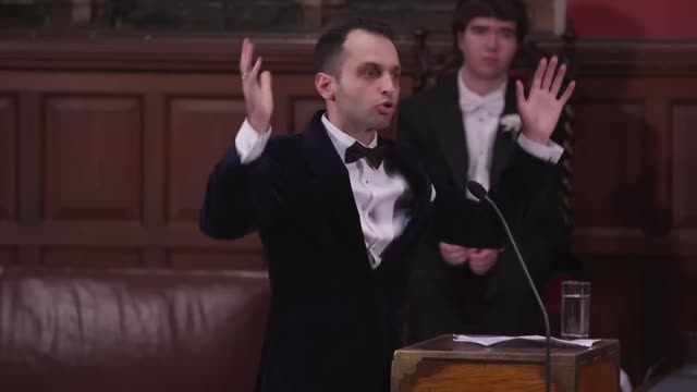 Speech at the Oxford Union. The debate was "This House Believes Woke Culture Has Gone Too Far".