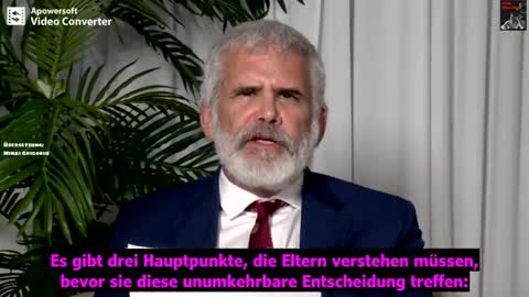 Robert Malone warns parents against use of Covid vaccine in children German Subtitles