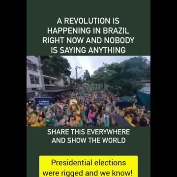 Stand with Brazilians! 🇧🇷