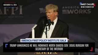 Trump Announces He Will Nominate North Dakota Gov. Doug Burgum For Secretary Of The Interior