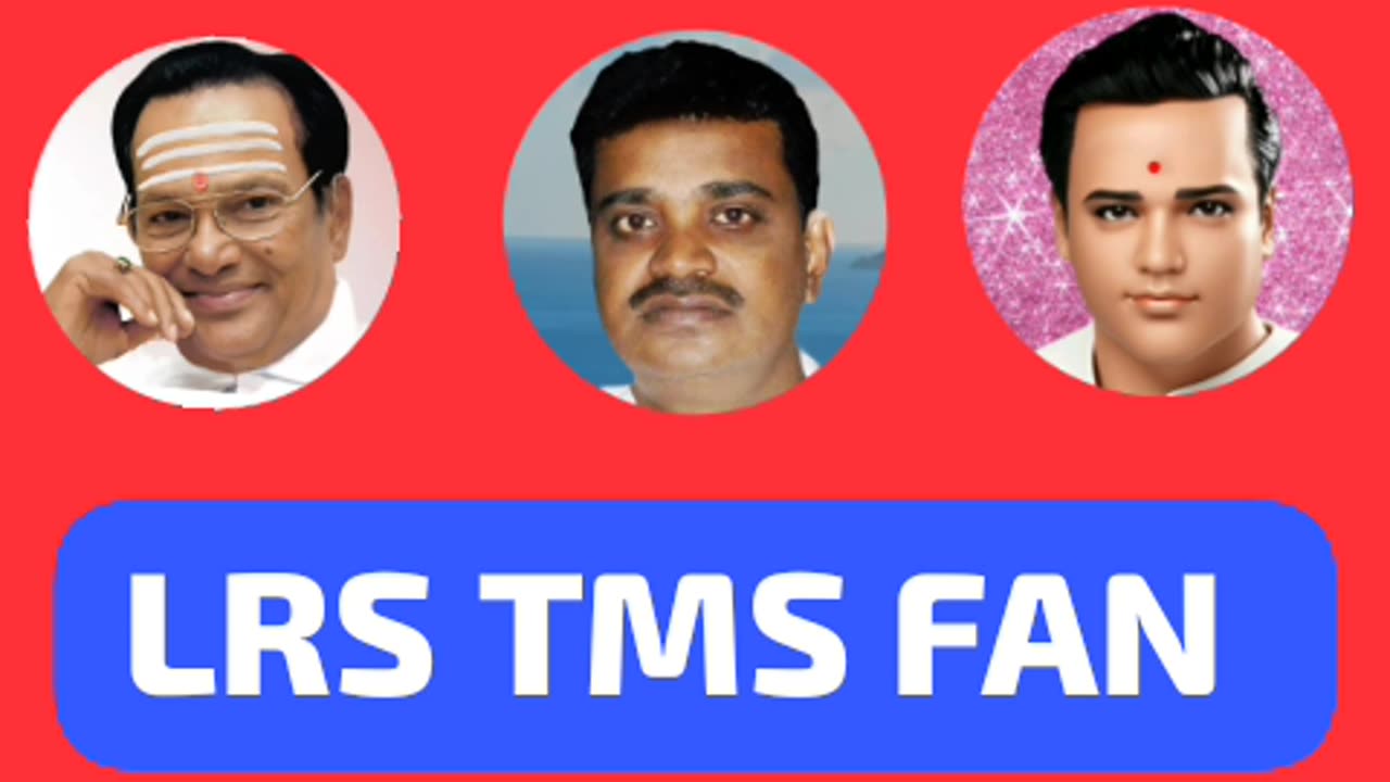 TMS LEGEND. LRS TMS FAN. M.THIRAVIDA SELVAN SINGAPORE .) ....