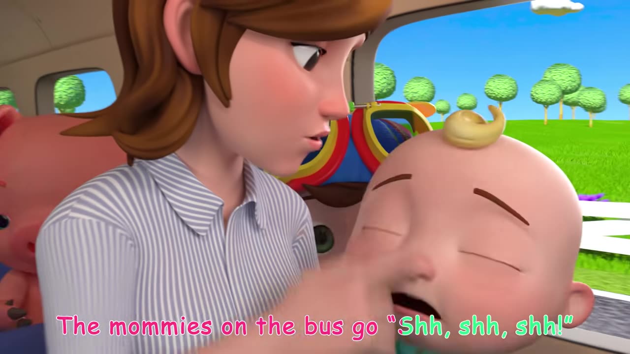 Wheels on the Bus | CoComelon Nursery Rhymes & Kids Songs