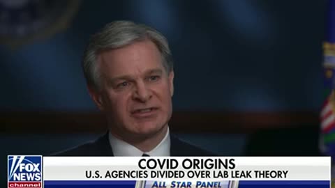 CHRIS WRAY - THE FBI FOR “SOME TIME” HAS RECOGNIZED THE VIRUS CAME OUT OF THE WUHAN LAB