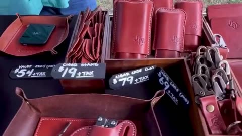 Highlight of 'The Market at Shavano Park' | Rich Hides | Weekend Market | #Leathercraft #Shorts