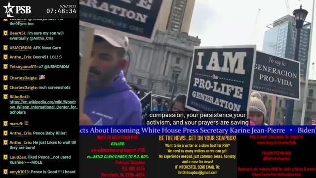 2022-05-06 07:00 EDT - Patriots Soapbox AM: with LadyRWB , MykelJaye & DD