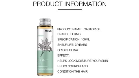 Boost Hair & Lash Growth Naturally with Castor Oil! 🌿✨