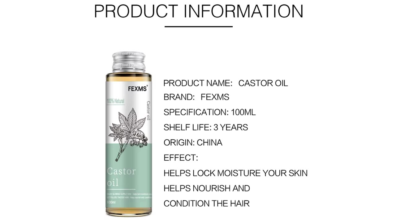 Boost Hair & Lash Growth Naturally with Castor Oil! 🌿✨