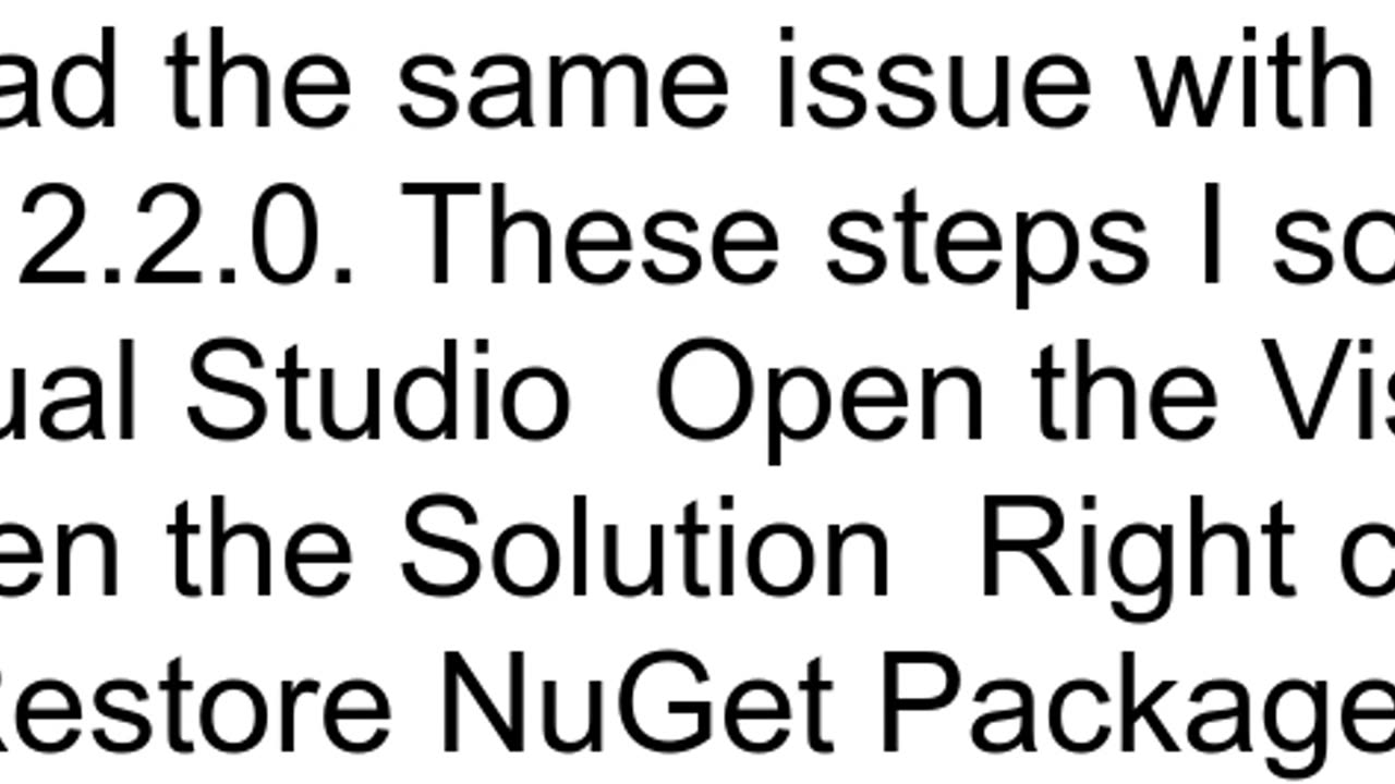 how to fix quotthe type or namespace name quotsystemquot could not be found are you missing directi