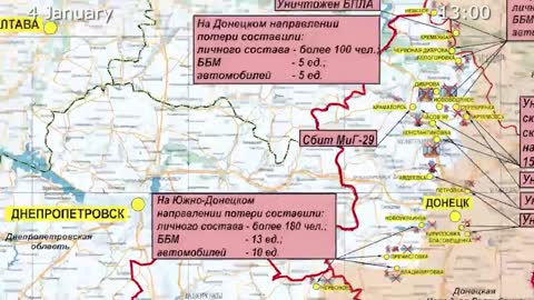 Russian Defence Ministry report 🪖🎖️ (4 January 2023)