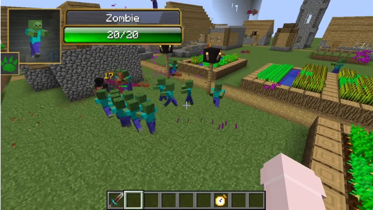 Herobrine vs Error422 all Сreepypasta mobs in minecraft part 79