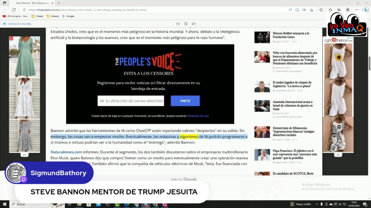 Todo pende de un Hilo las R en banca rota y al descubierto 25/5/2023