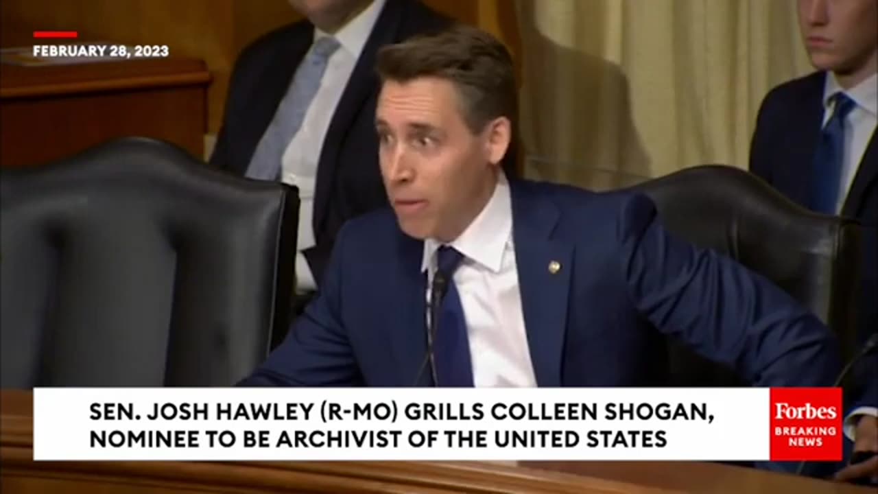 This Is The Most Extraordinary Thing I Have Ever Seen': Hawley, Biden Nom Have Unbelievable Clash