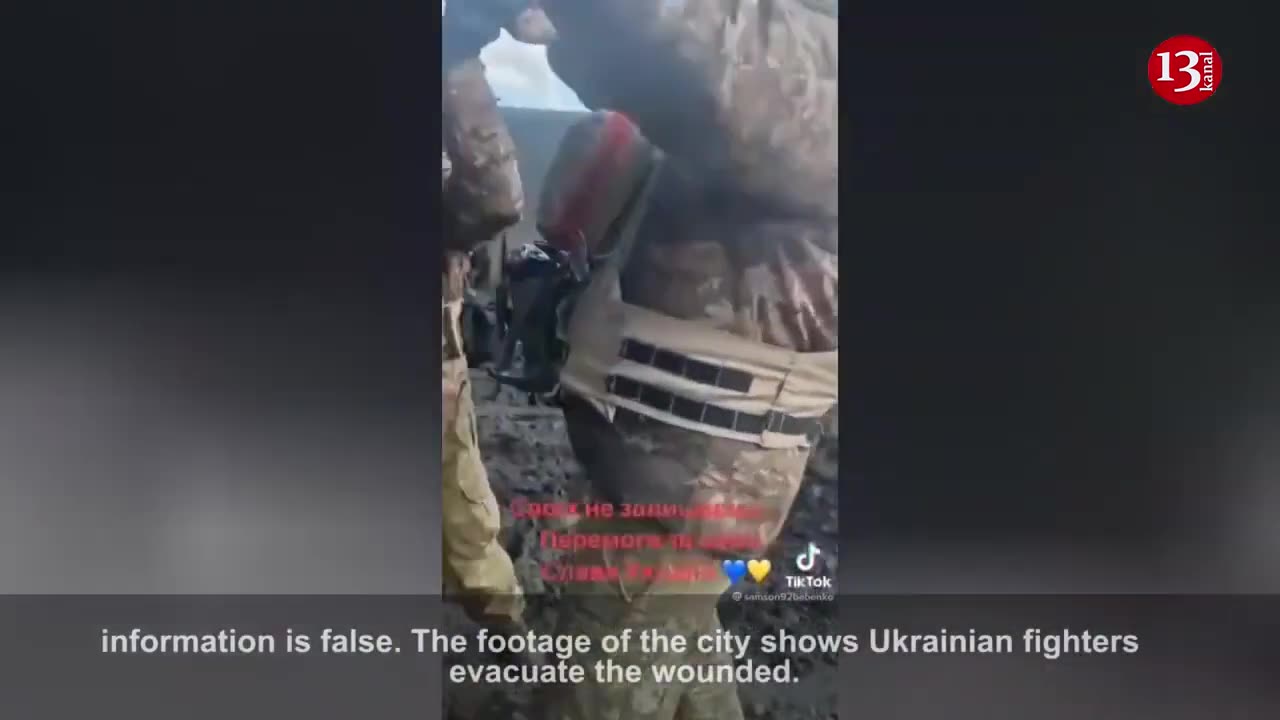 Ukrainian soldiers evacuate fellow soldiers from battlefield in Bakhmut