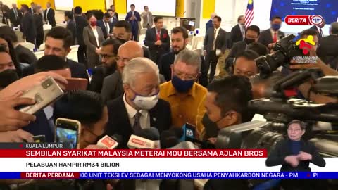 29 OGOS 2022 – BERITA PERDANA – SEMBILAN SYARIKAT MALAYSIA METERAI MOU BERSAMA AJLAN BROS