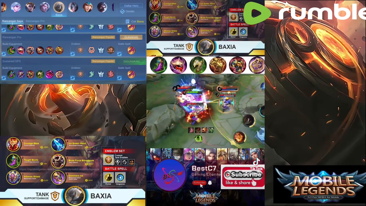 Viral Hero Tank Baxia Mobile Legends Bang Bang