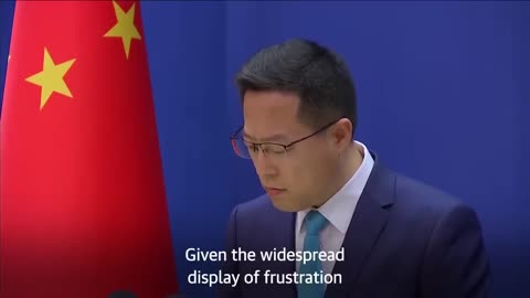 Awkward silence_ China official temporarily speechless after question on protests