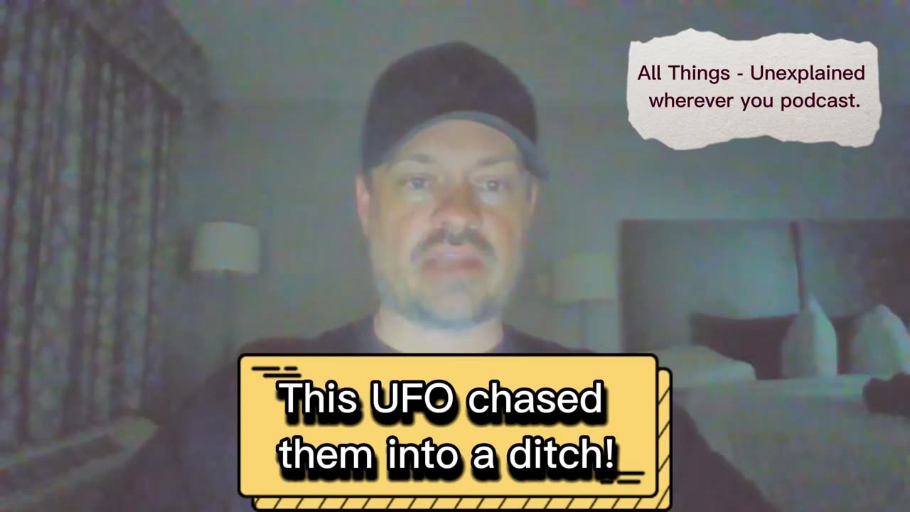 Thomas Winterton: Locals chased into ditch by UFO