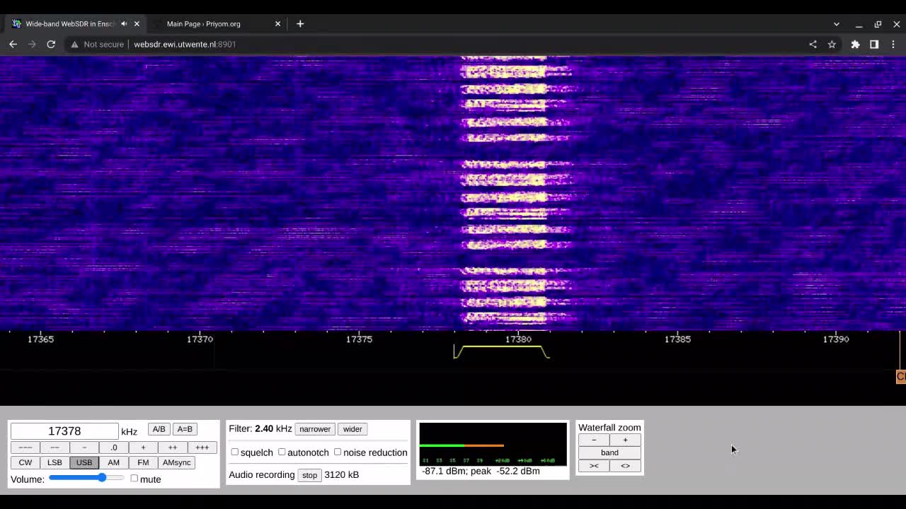 E11 Oblique 22/12/2022 0845 UTC 17378kHz