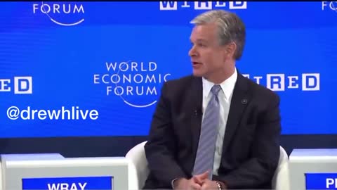 FBI Director Christopher Wray at WEF Talks about cyber attacks