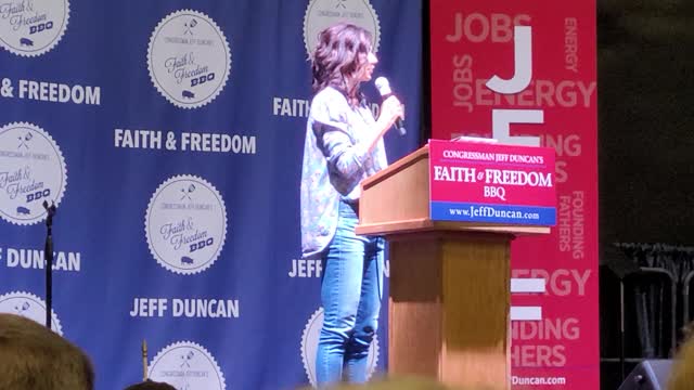 Kristi Noem At Jeff Duncan's Faith & Freedom BBQ