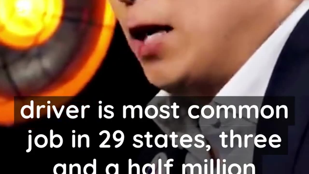Why Andrew Yang thinks being a Truckers is the Most common job for United States