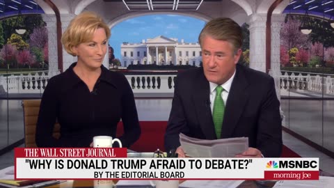'A sign of weakness': WSJ asks why Trump is afraid of debate stage