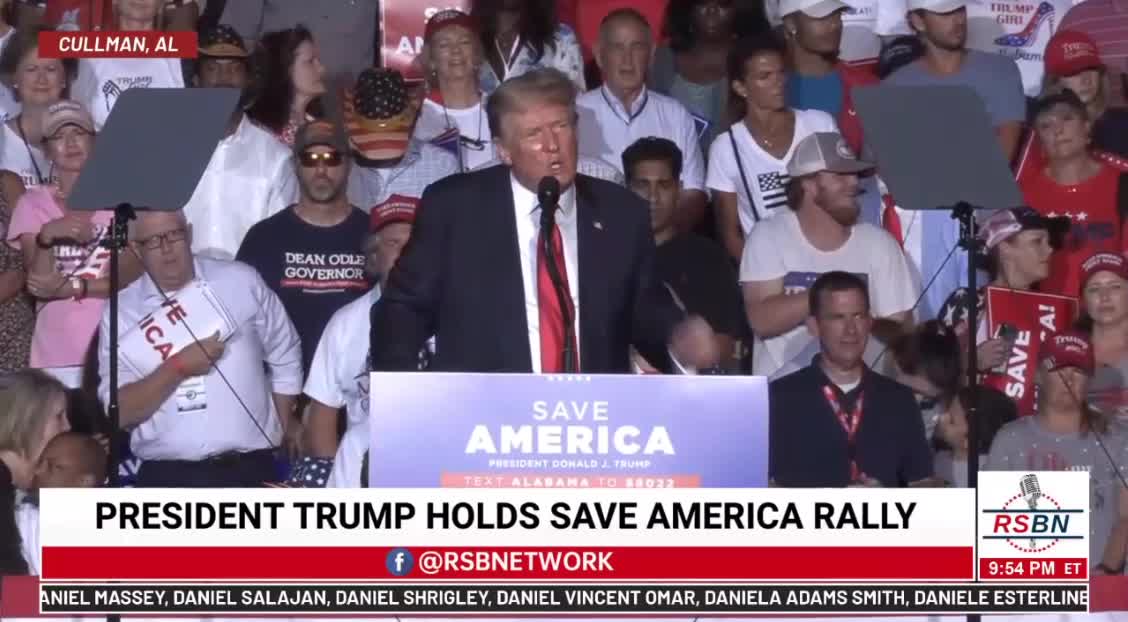 President Trump Rally - Cullman AL- 08222021