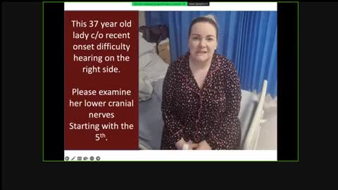 ST3.A lady with right sided impaired hearing Punekar