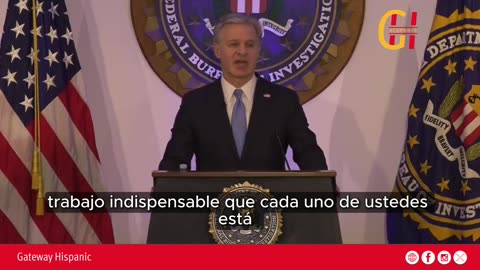FBI Director Christopher Wray announces he will resign at the end of the Biden-Harris admin.