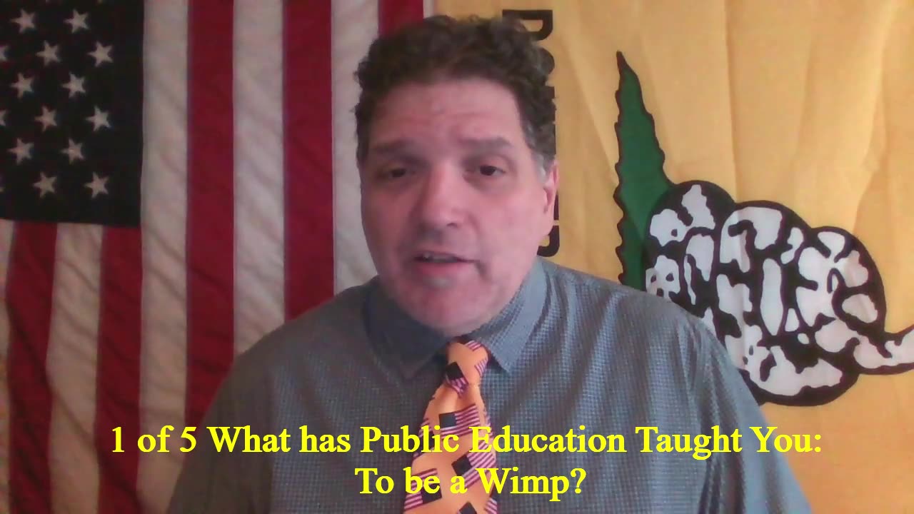 Being An Eagle-Short Video Series- 1 of 5: What has Public Education Taught You: To be a Wimp?