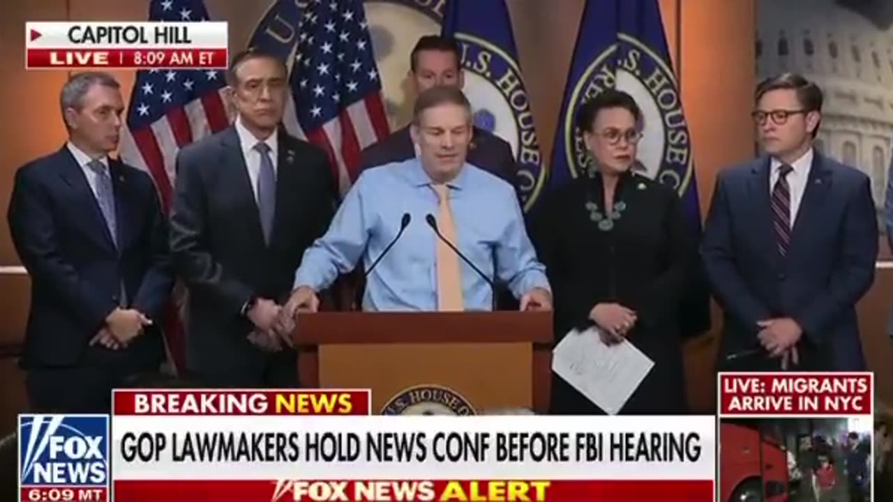 Jim Jordan Now a days you are a target of the government, a target of the FBI.