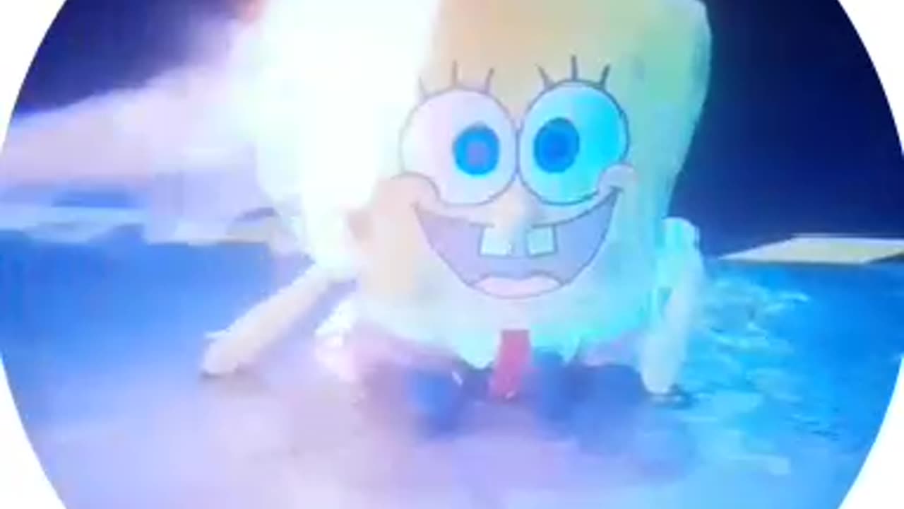 Zombie Spongebob Burning