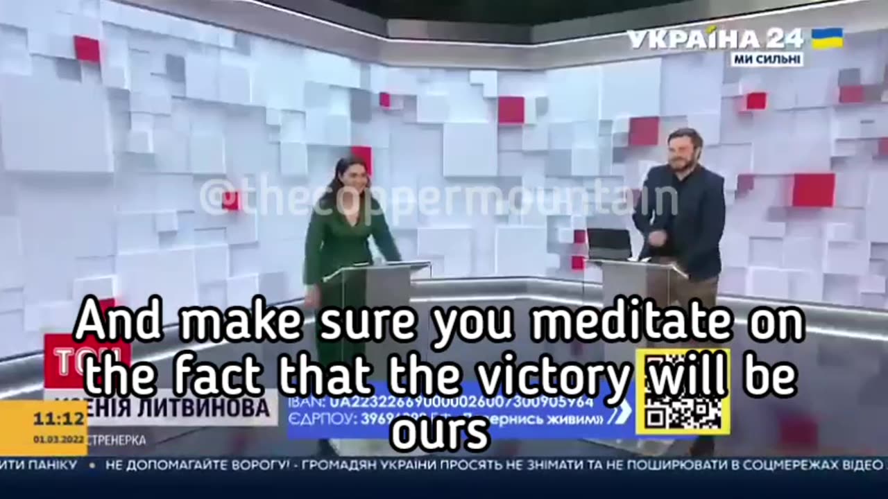 Ukraine TV show does dance for victory