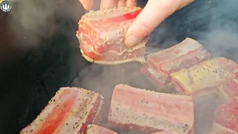 Cooking in nature and forest