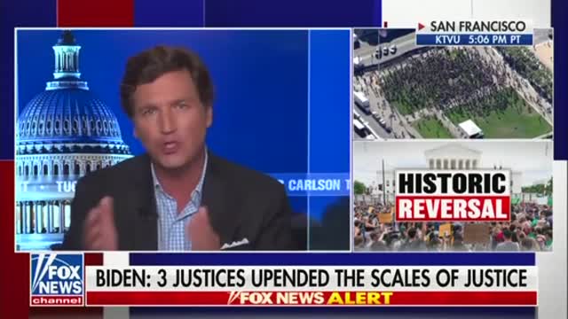 Tucker Carlson Hails Fall of Roe: ‘Voters Get to Decide How They Want to Live’
