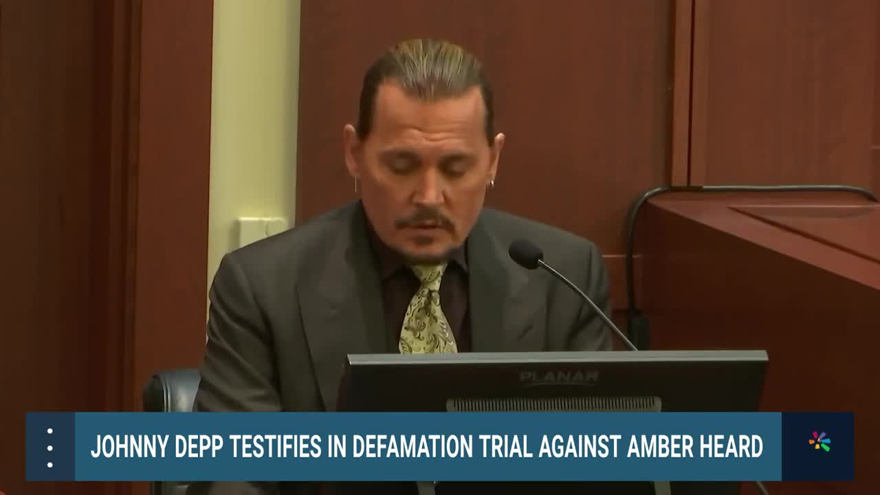 Johnny Depp Takes Stand To 'Clear' Name In Defamation Trial Against Amber Heard