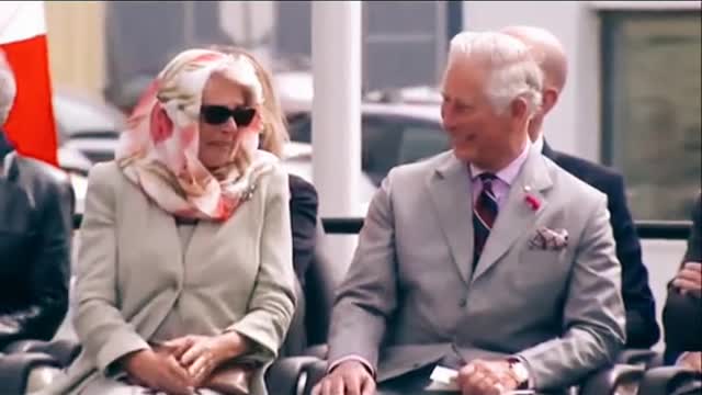 Prince Charles & Camilla Laughing At the Silly Show!